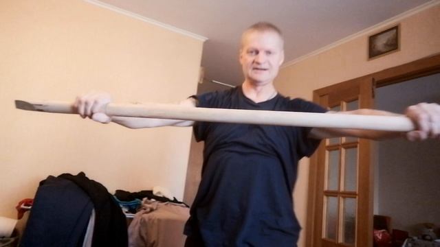 Улучшел растяжку плеч палкой, до 78 см