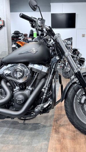 2012 HD Fat Bob 103 Black Denim V&H