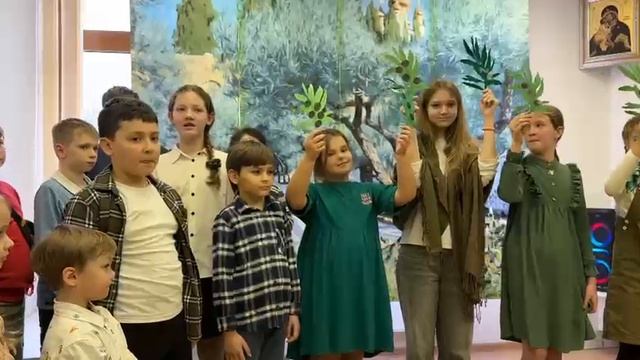 Праздник Пасхи в Воскресной школе храма Архангела Михаила на Девичьем поле