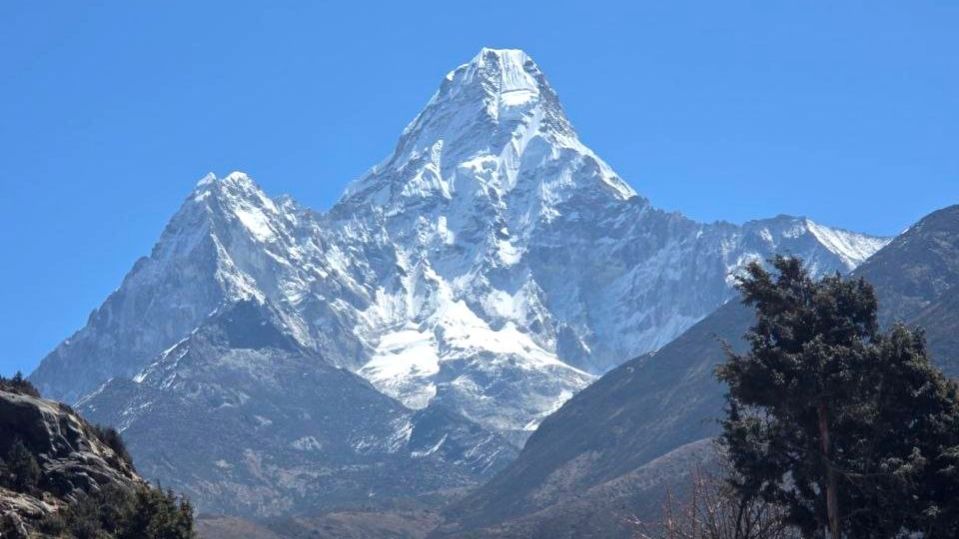 Экспедиция Клуба 7 Вершин на Эверест. Группа на переходе из Тенгбоче в Дингбоче