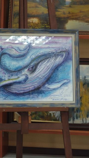 картина кит 🐋