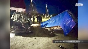 Автоледи, врезавшуюся в остановку и магазин, задержали в Братском районе