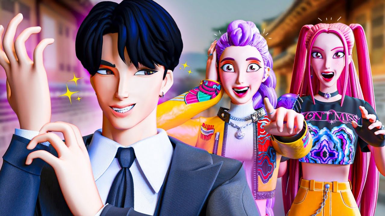 ПРЕОБРАЖЕНИЕ ДЖИНУ! K Pop Охотницы на Демонов Huntrix анимация