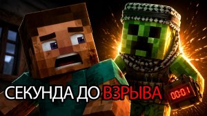 Мирное утро Стива РАЗРУШЕНО криперами! 💥 | Кинематографичная анимация Minecraft
