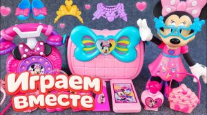 ИГРАЕМ ВМЕСТЕ В ИГРУШКИ ИЗ МУЛЬТИКА МИККИ МАУС И МИННИ МАУС №3 АСМР НОВОГОДНИЕ ИГРУШКИ ДЛЯ ДЕТЕЙ