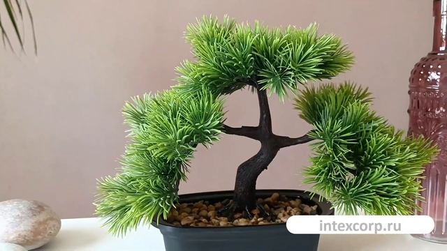 Искусственное растение БОНСАЙ ПИНИЯ ПУШИСТАЯ, 28х23 см 1128799