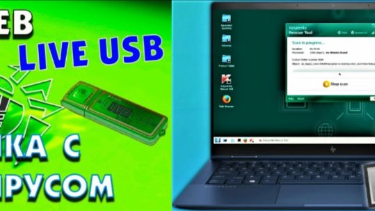 как использовать флешку для удаления вирусов с Dr Web Live Disc и Kaspersky Rescue Disc