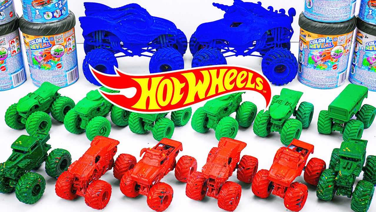 Мультики для детей. Машинки Hot Wheels с изменяющимся цветом🤯🔥. Смотреть мультики для малышей.