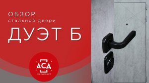 Стальная дверь Дуэт Б