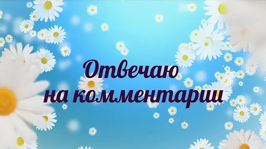 29/2026 ОТВЕТЫ НА КОММЕНТАРИИ #1