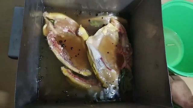 Курица холодного копчения.