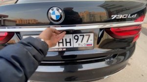 Продажа транспортного средства Легковой автомобиль БМВ 730LD xDrive (VIN X4X7G69410BF90626)