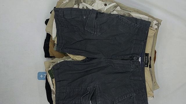 43062 Шорты мужские карго 90C, секонд (extra/1 кат) оптом