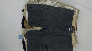 43062 Шорты мужские карго 90C, секонд (extra/1 кат) оптом