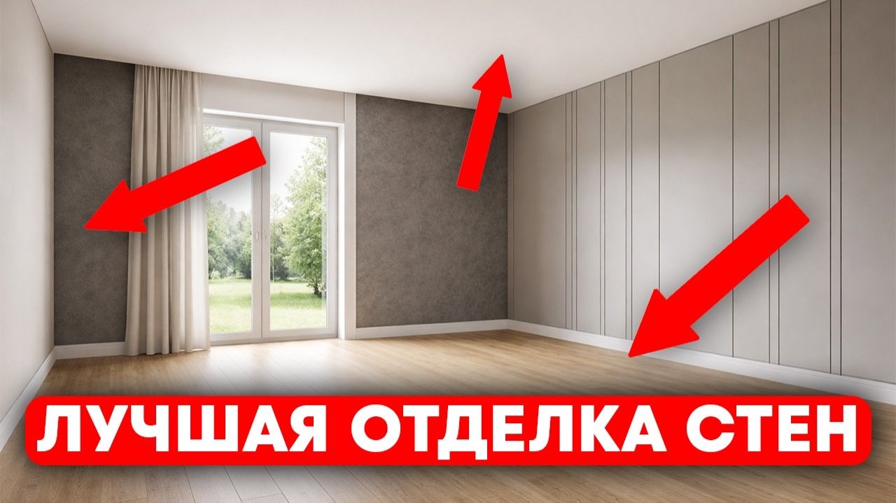 САМАЯ ПРАКТИЧНАЯ ОТДЕЛКА СТЕН! Какую выбрать в 2026