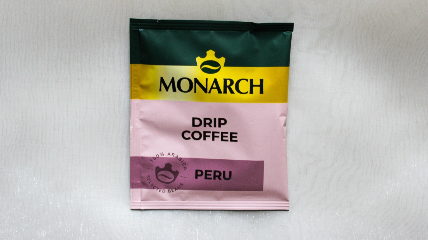 Кофе Монарх молотый в дрип-пакете. Перу. Обзор и мои впечатления