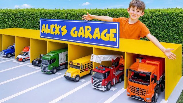 Угадай звук транспорта! 9 удивительных игрушечных машин и грузовиков | Обучающее видео для детей