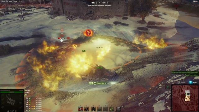 Беовульф 11300 урона 4 фрага победа, Стальной Охотник, Мир Танков, Королевская битва