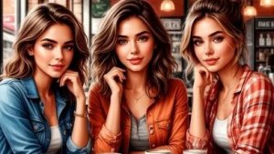 С днём женской дружбы. Шикарная музыкальная открытка.