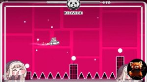 АНИМЕ В ГЕОМЕТРИ ДЭШ! АНИМЕ - ДЕВОЧКА КУБ ПРОХОДИТ СЛОЖУНЮ ТРАССУ В GEOMETRY DASH!