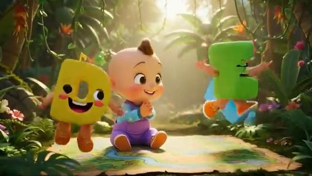 Весёлые буквы и зажигательные танцы. Мультфильм для детей и малышей 2026