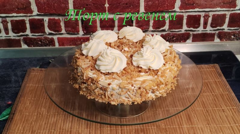 🔥НЕМЕЦКИЙ ХИТ: ревеневый торт с хрустящей посыпкой и сливочным кремом/Ну очень вкусно