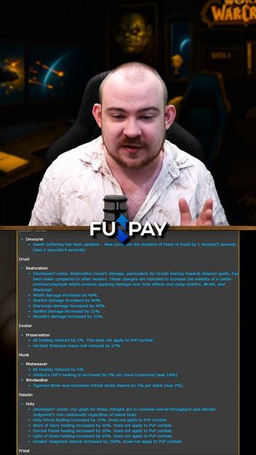 ЭТИ КЛАССЫ СТАНУТ СИЛЬНЕЕ В 12.0.5 WARCRAFT MIDNIGHT НОВОСТИ WOW 12.0.1 WORLD OF WARCRAFT 12.0