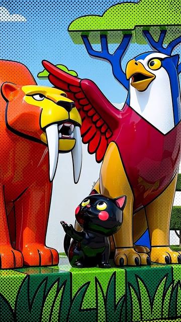 Мультфильм про искусство: поп-арт-скульптура