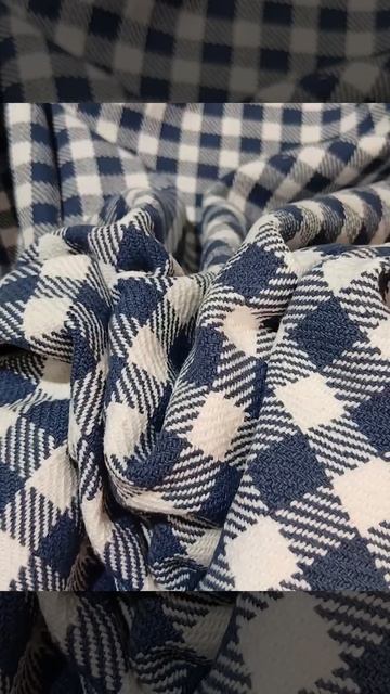 Хлопковый твид в клеточку VICHY ИТАЛИЯ