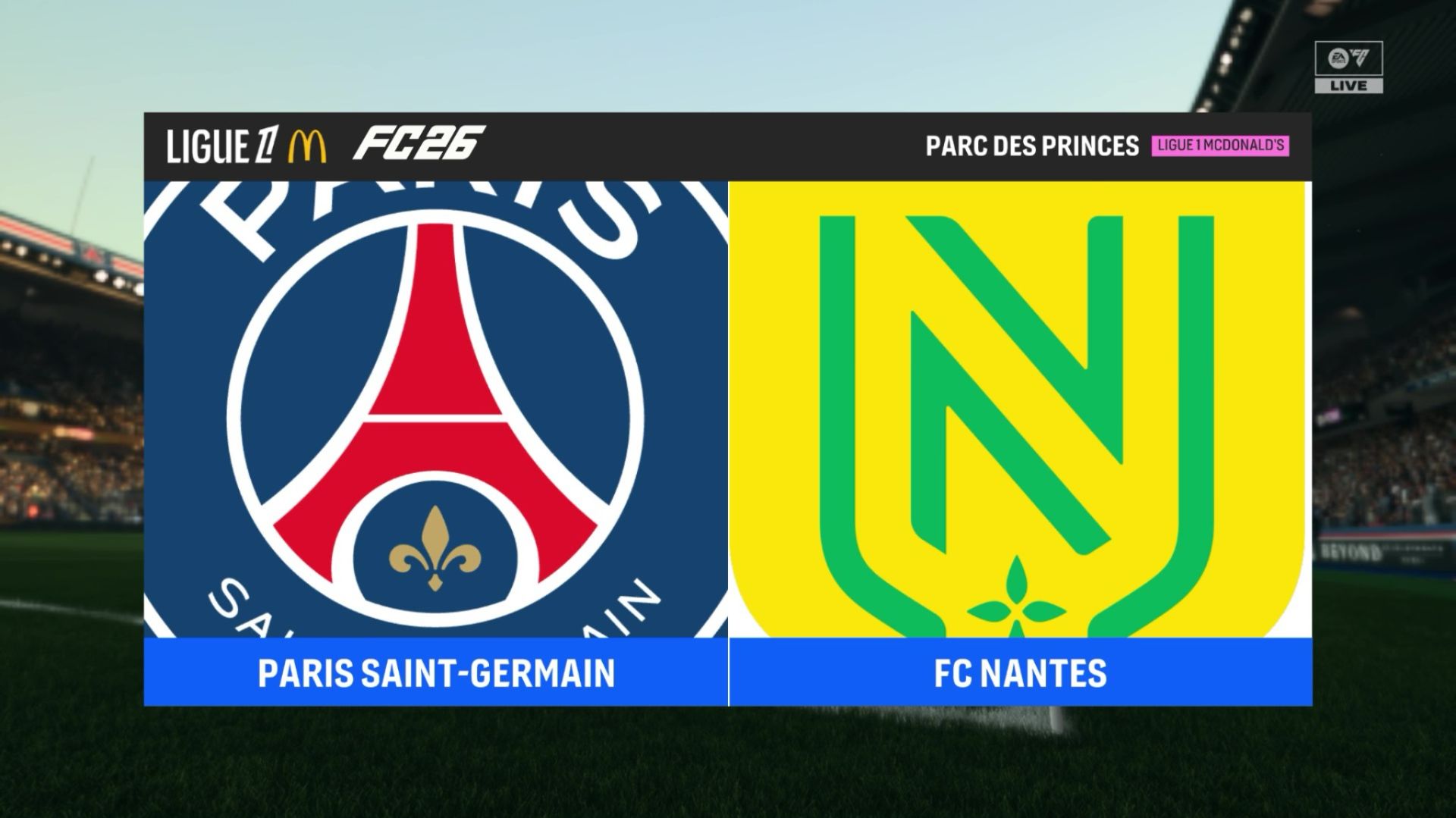 Псж - Нант 26 тур Первая Лига Чемпионат Франции 25/26 FC26