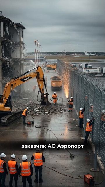 На выполнение работ по сносу (демонтажу) зданий и монтаж ограждения контролируемой зоны аэропорта