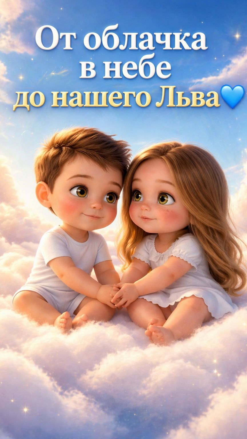 От облачка в небе до нашего Льва 🌤️ 👶 💙