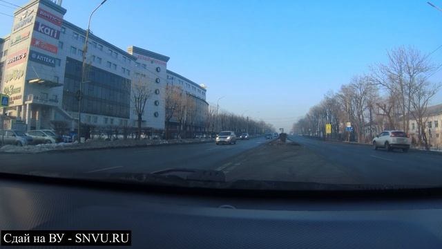 Артём. Кольцо 3 съезд. Экзаменационные маршруты ГАИ г. Артём