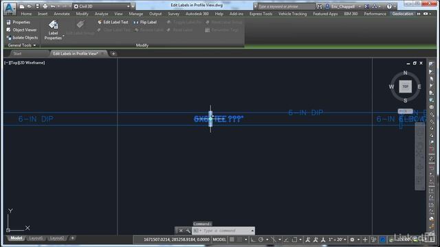 029 Editing Labels In Profile View