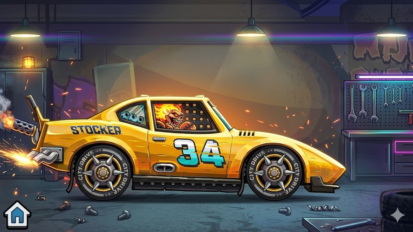 СТОКЕР новая машинка - Hill Climb Racing 2 прохождение прокачка игры