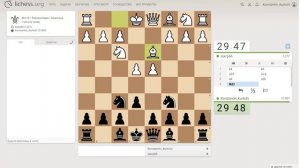 Шахматы на lichess, партия №5 - Часть 1 из 7