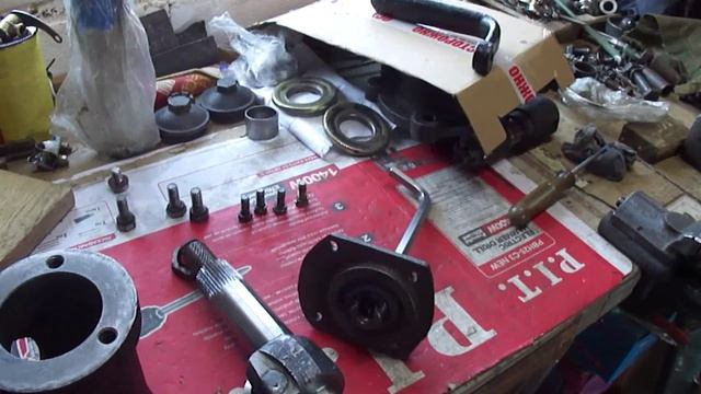 Ремонт рулевого редуктора мини трактора УРАЛЕЦ 220