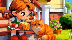 Оранжевая Маня и рыжий кот