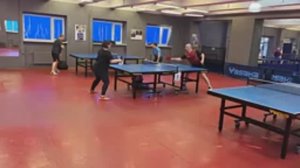 однажды игра на счет 19.04 перед Парным МИКСТ турниром по настольному теннису