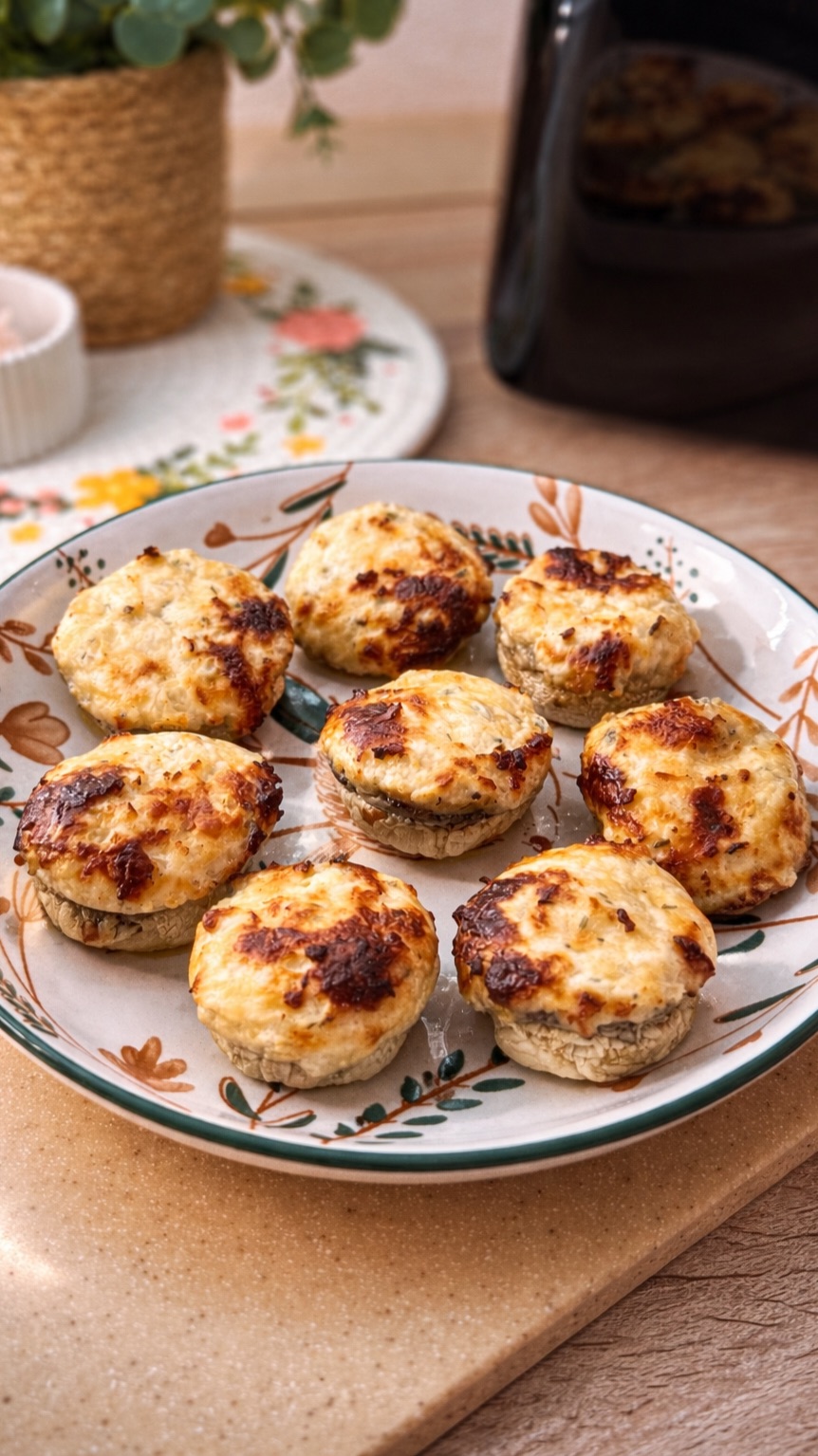 Фаршированные шампиньоны