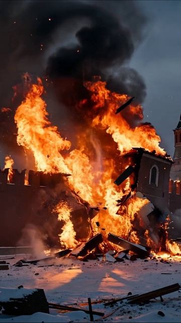 Пепел и огонь: конец прошлого #разрушение #катастрофа #потеря