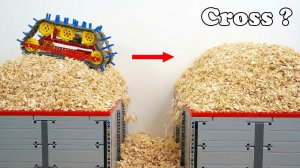 Испытание на мягком покрытии доводит гусеничную машину LEGO до предела!