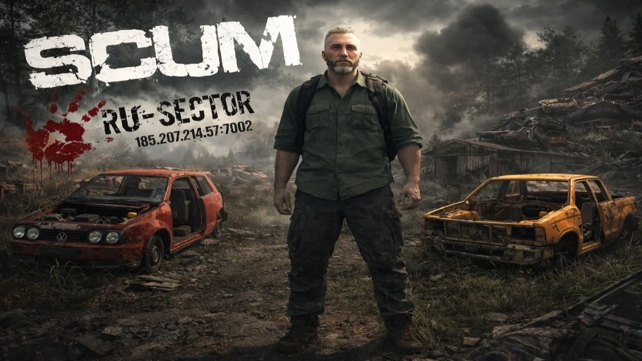 Гоша: Новое выживание на RU-SECTOR | Mr. Vityaz Play ► SCUM - Серия #01