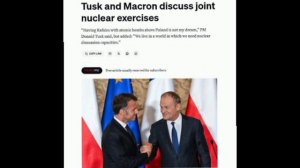 ‼️🇪🇺⚛️ Европа начала готовиться к ядерной войне, — Politico

▪️Франция и Польша обсуждают проведен