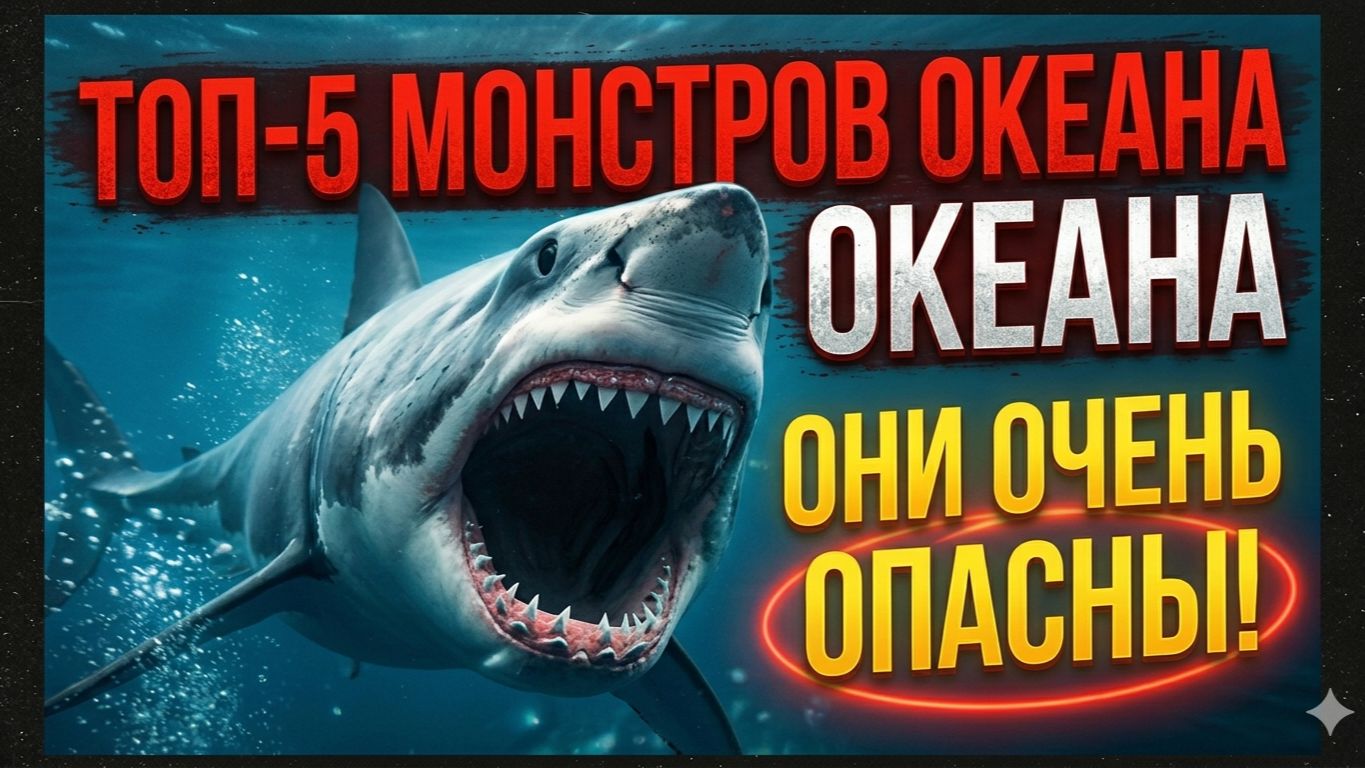 Эти АКУЛЫ не знают пощады! ТОП-5 хищников океана