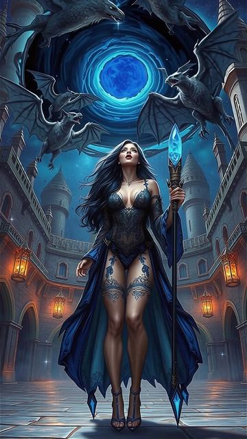 Волшебница и призванные гаргульи