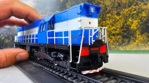 Модель тепловоза ЧМЭ5 масштаб 1:87. Наши поезда №16. Про поезда