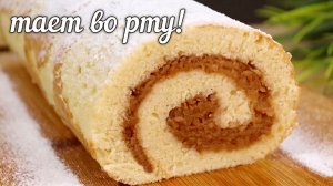 Забудьте про Шарлотку! Самый ЛЕНИВЫЙ яблочный рулет: просто вылейте тесто на яблоки!