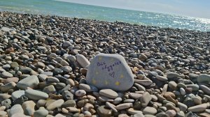 Просто море🫠 послания на камне🫡 Новомихайловский на Набережной/время собирать камни 💎