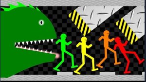 ИГРА НА ВЫЖИВАНИЕ! КТО УБЕЖИТ ОТ ЗЕЛЕНОГО МОНСТРА?!